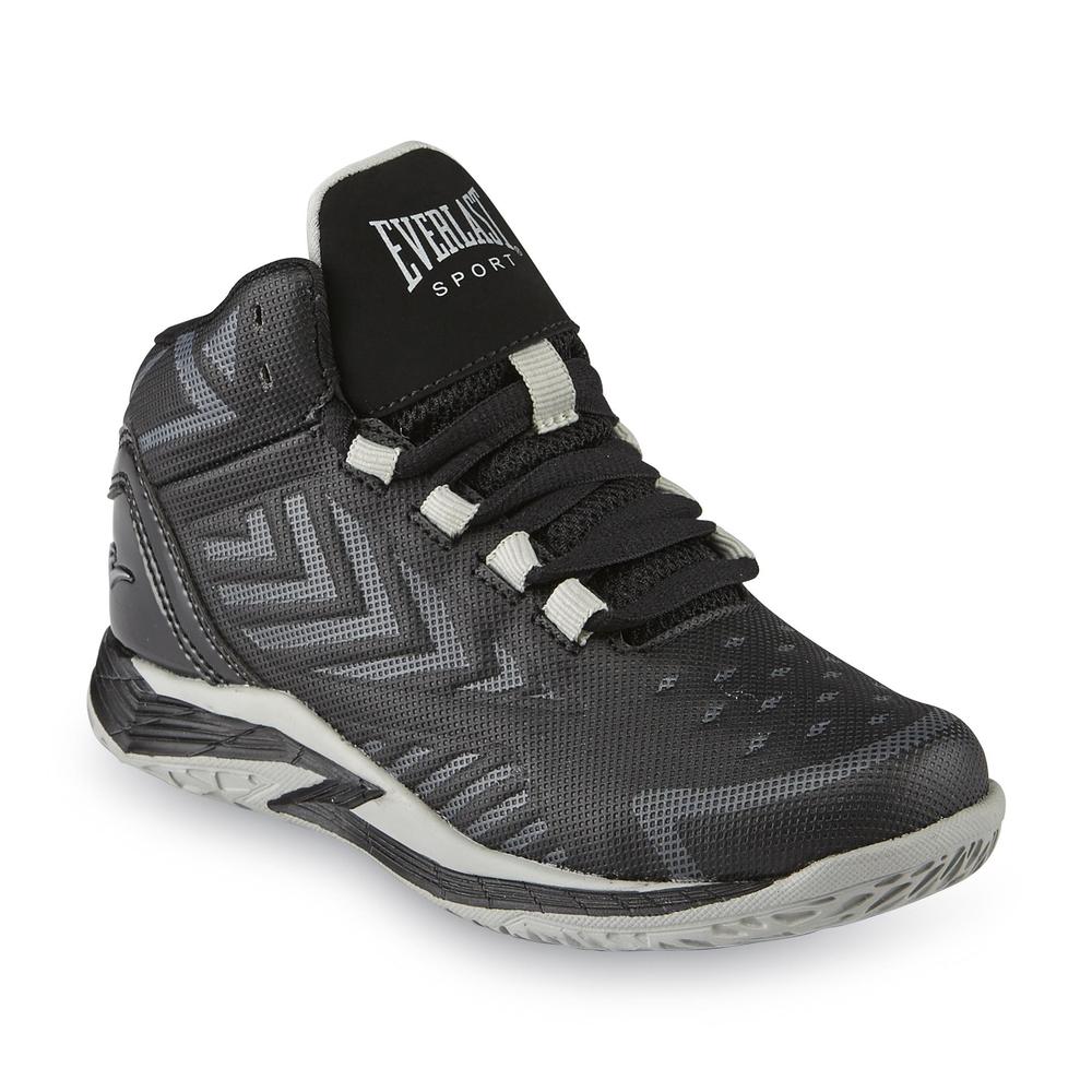 Everlast&reg; Sport Boy's Dribble High-Top Basketball Shoe - Black/Gray