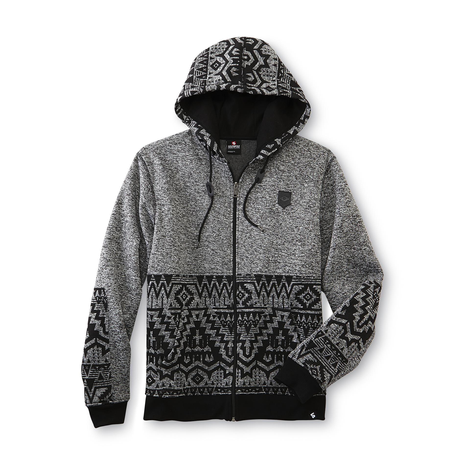 Southpole Young Men's Marled Hoodie Jacket - Tribal - Sears