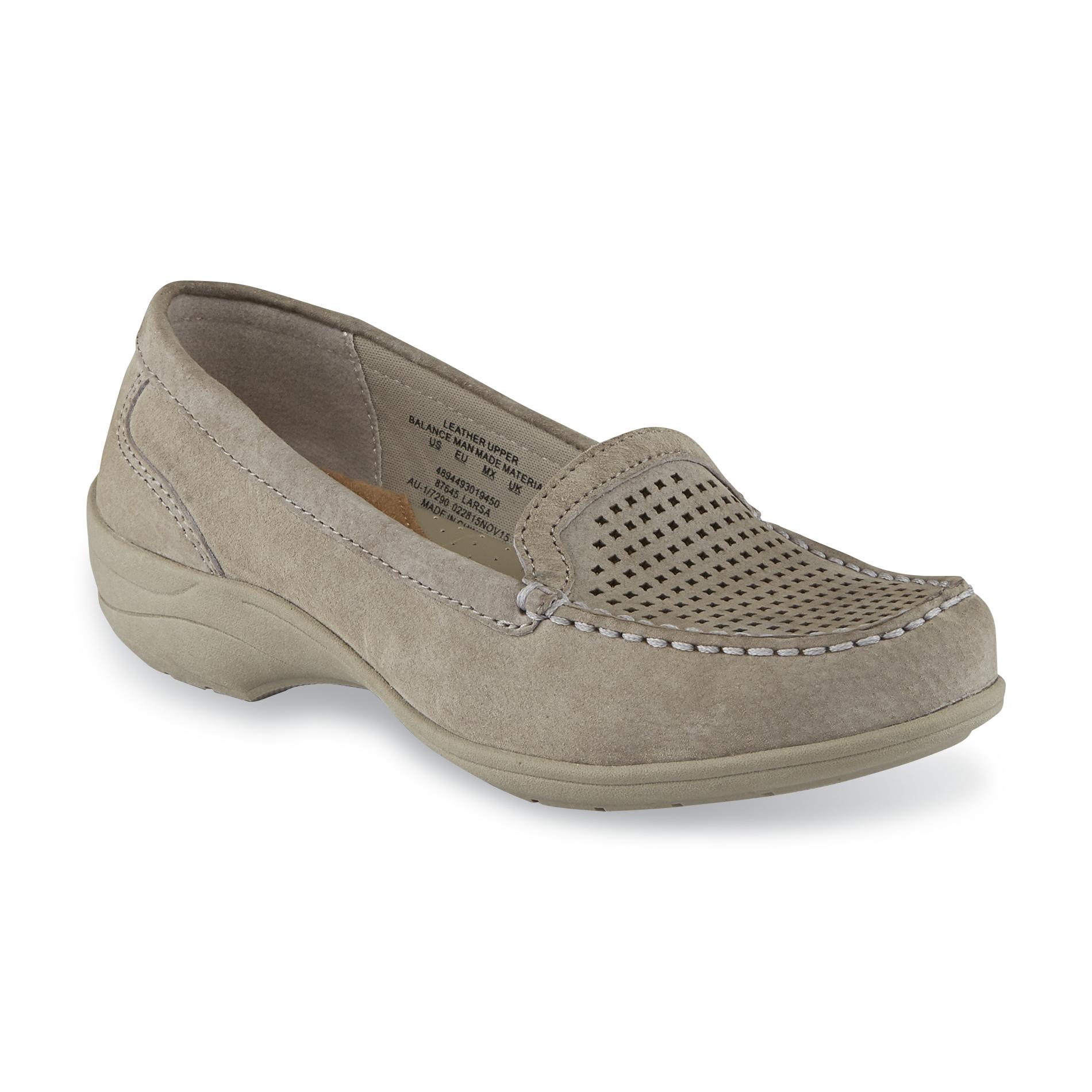 I Love Comfort Women's Leather Larsa Gray Loafer - Wide Width Available ...
