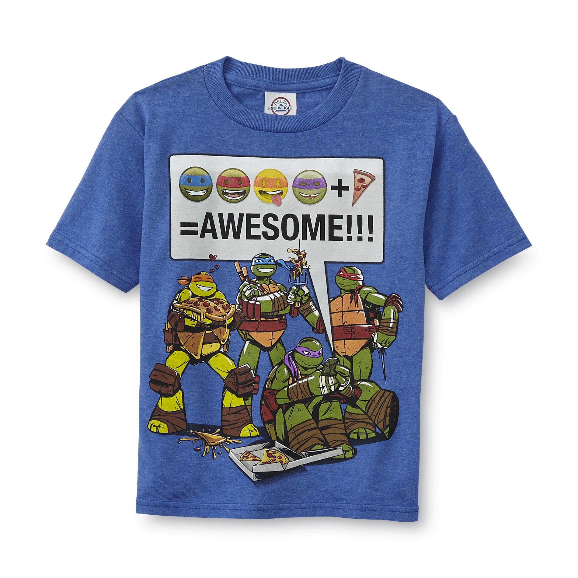 Nickelodeon Teenage Mutant Ninja Turtle Boy's Graphic T-Shirt - Emojis
