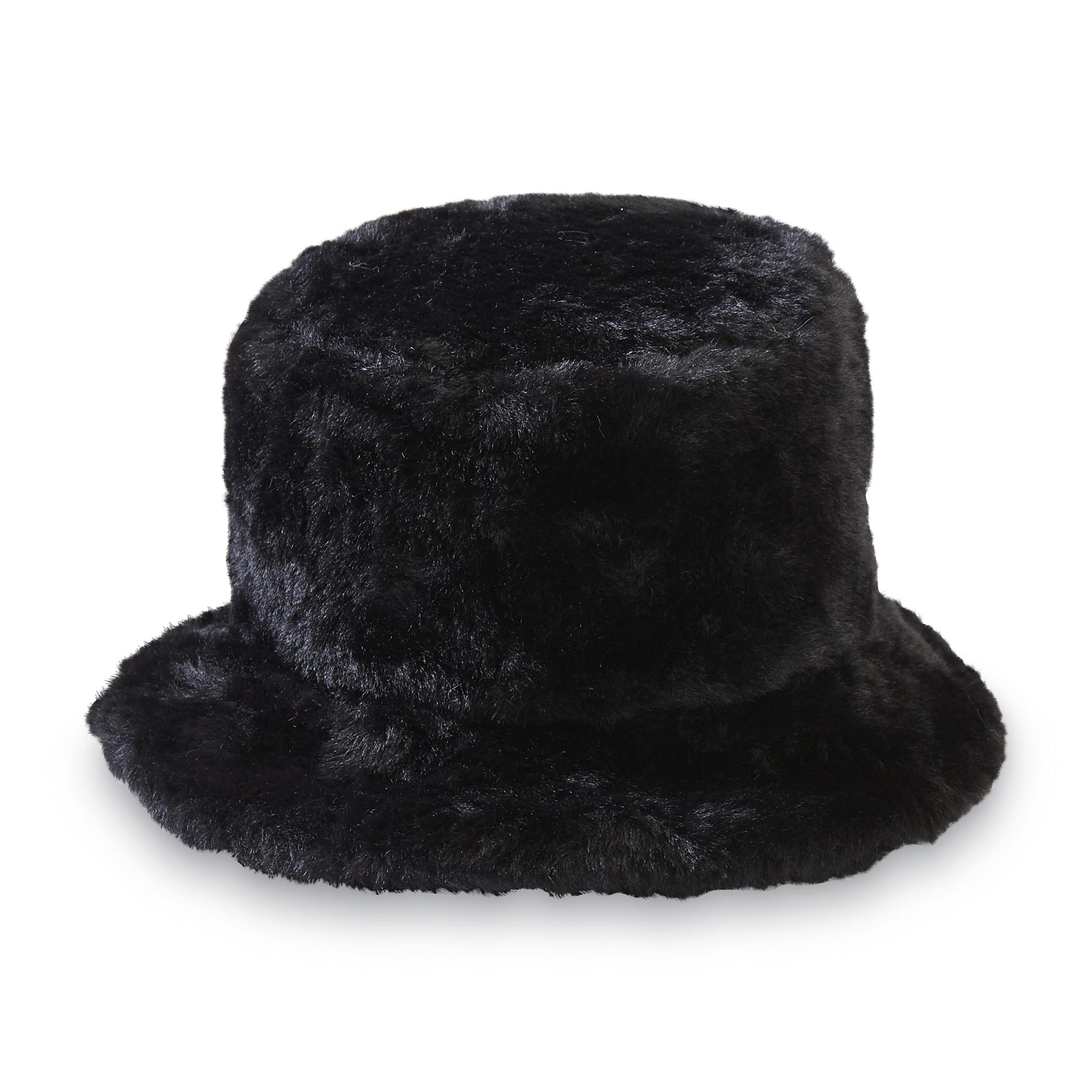Jaclyn Smith Women's Faux Fur Bucket Hat