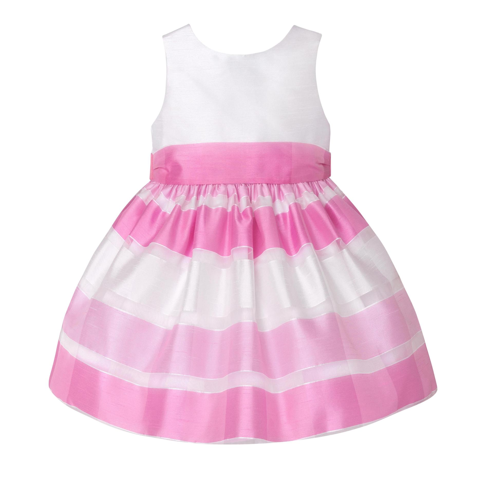 American Princess Infant & Toddler Girls Party Dress - Striped
