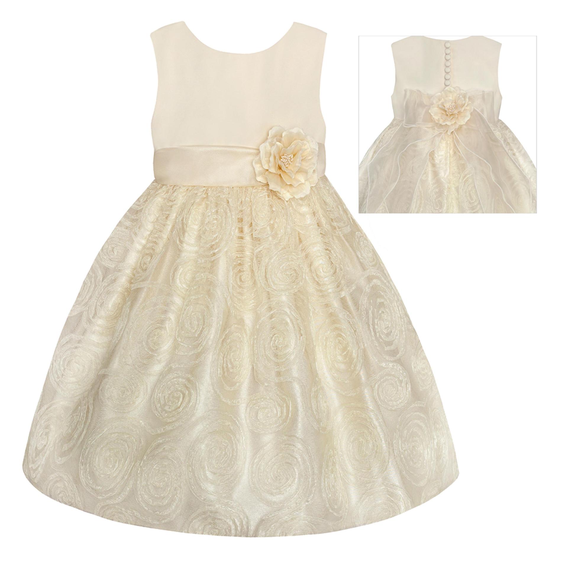 American Princess Infant & Toddler Girl's Soutache Party Dress