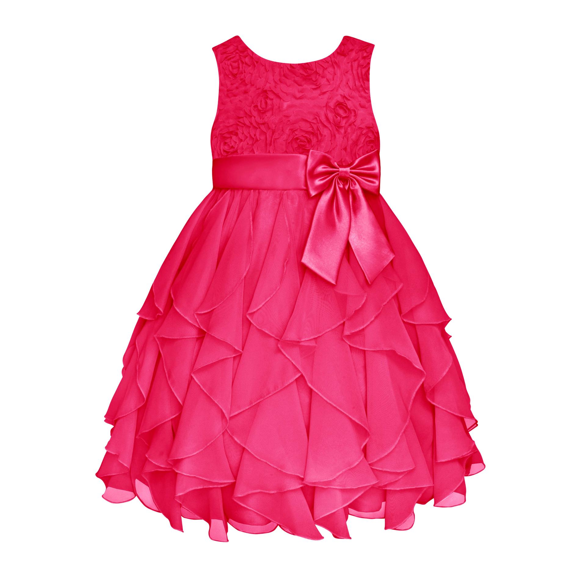 American Princess Infant & Toddler Girl's Ruffled Party Dress