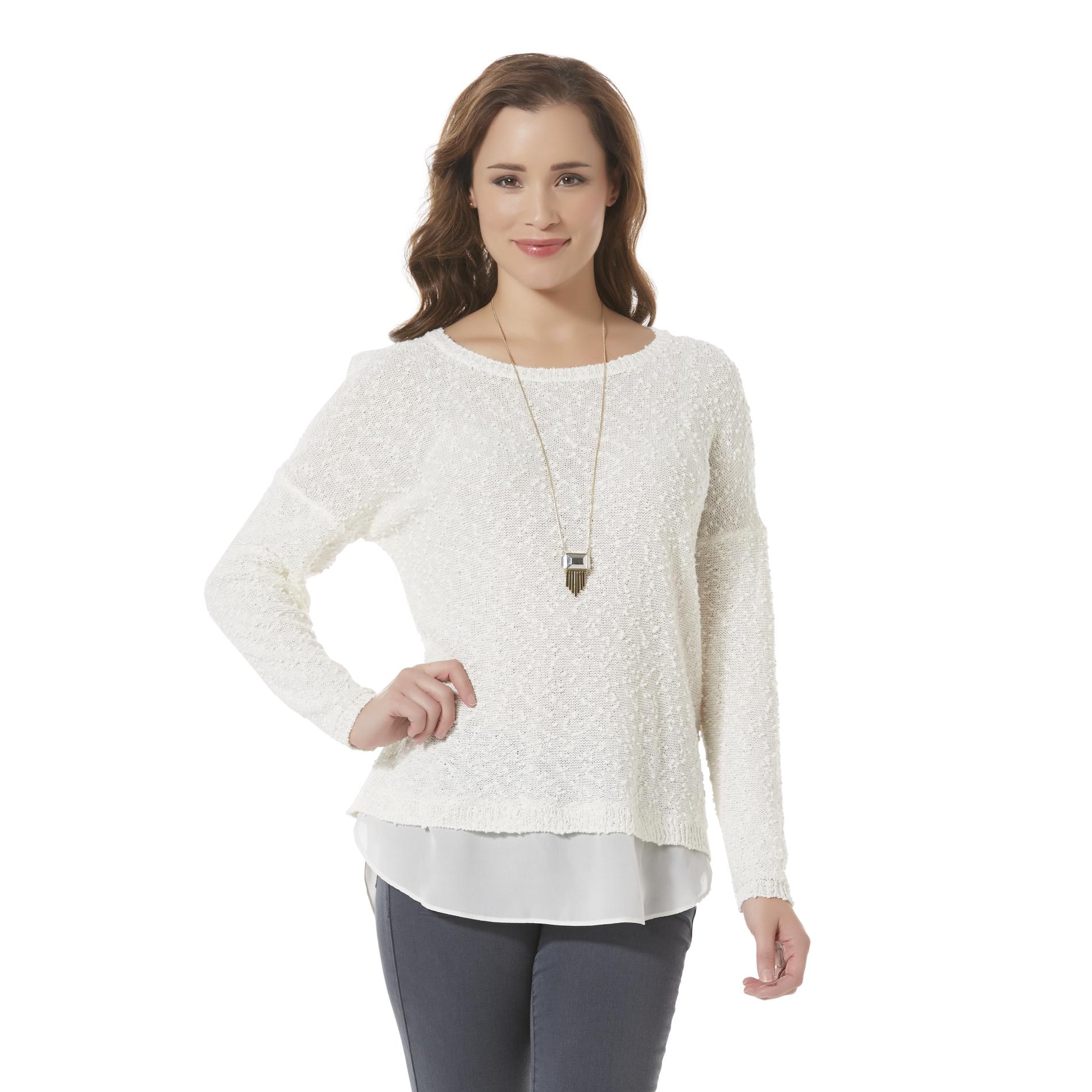 Metaphor Women's Layered-Look Sweater - Sears