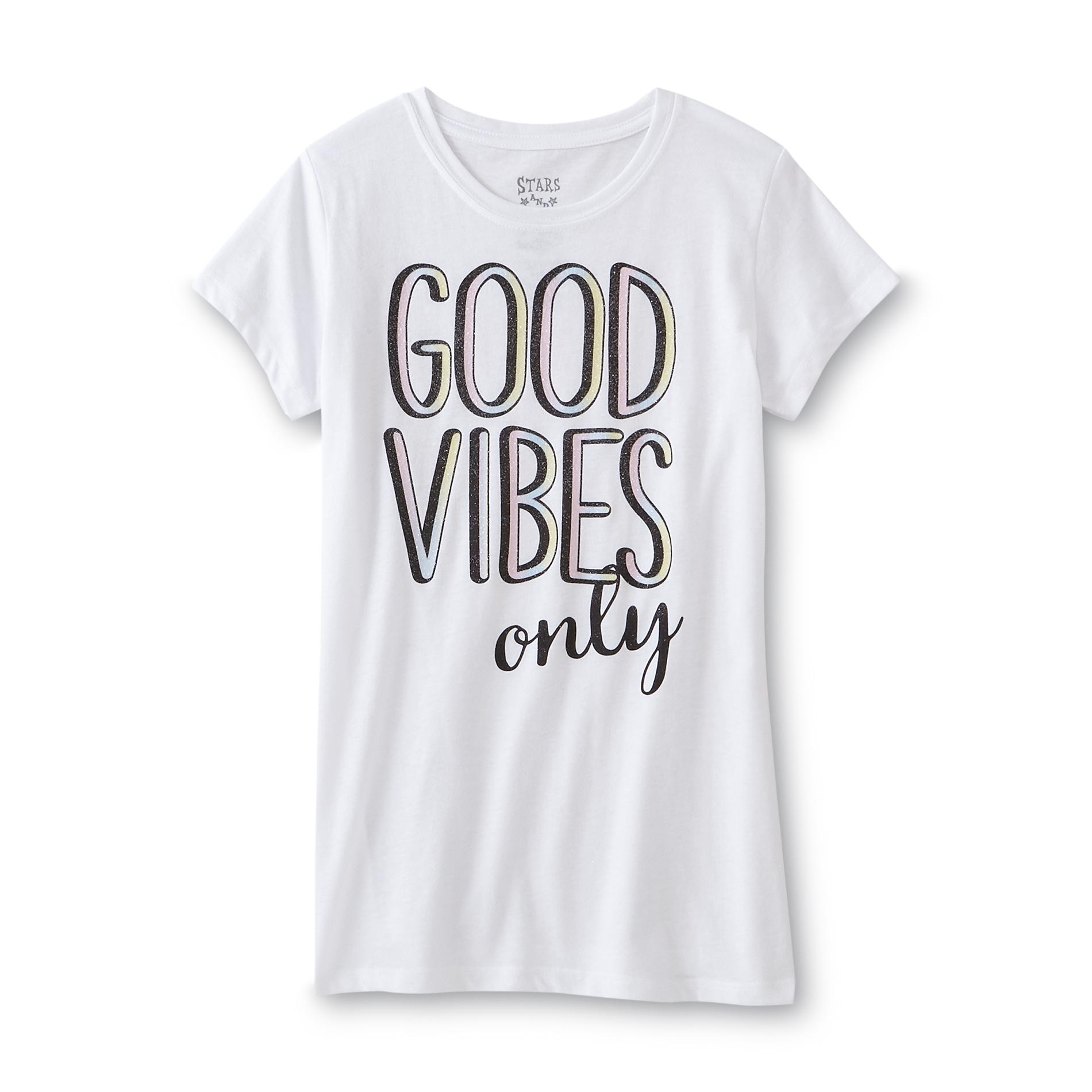Hybrid Girl's Graphic T-Shirt - Good Vibes Only