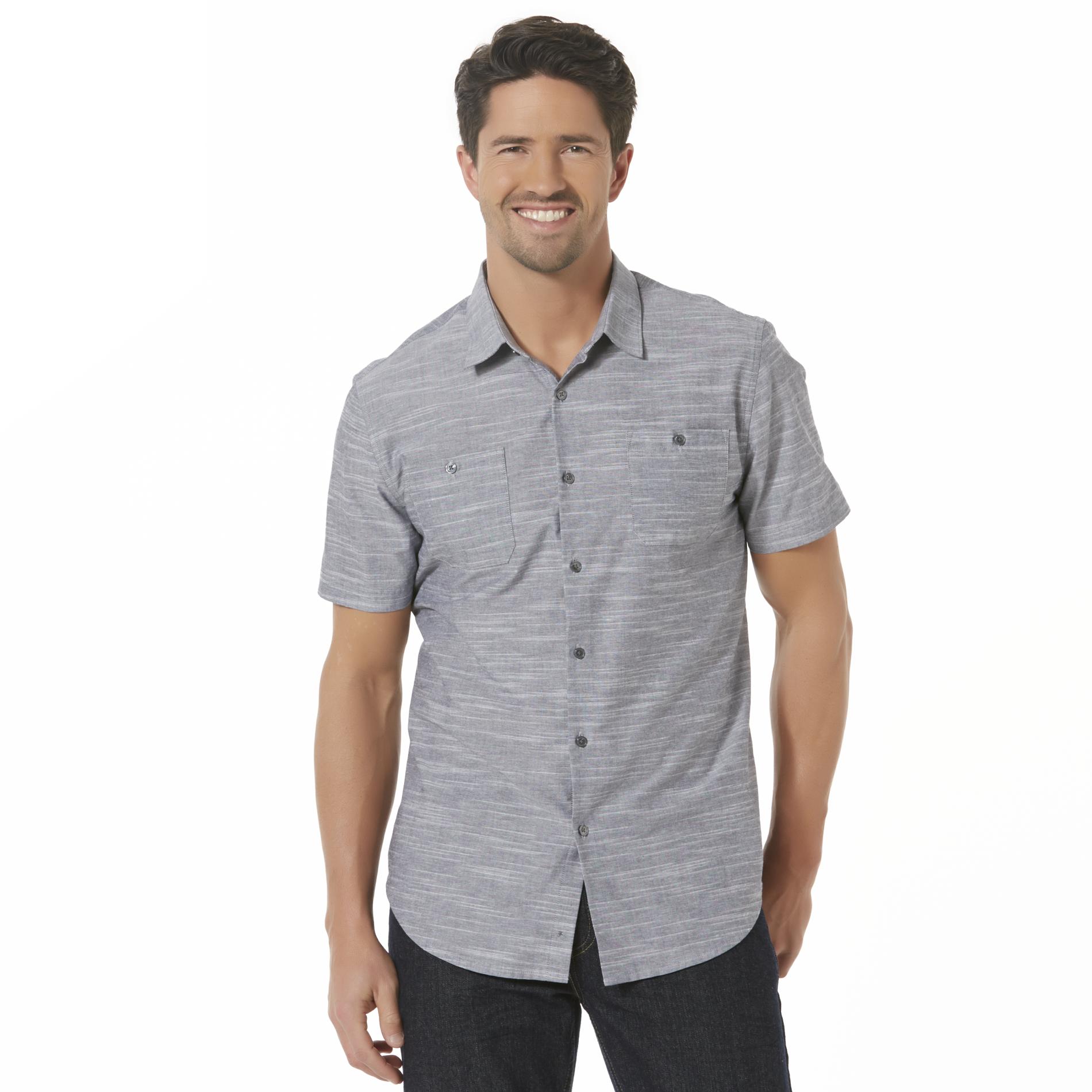 Structure Men's Slim Fit Shirt - Slub Weave