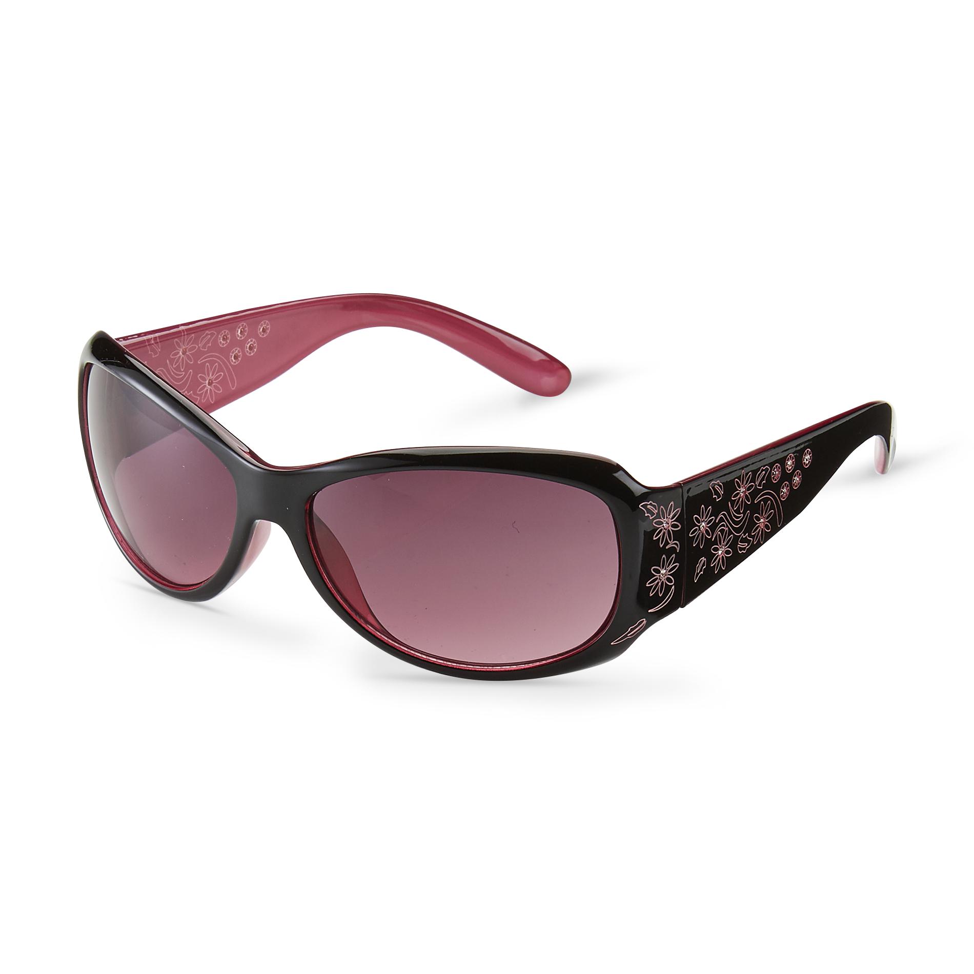 Joe Boxer Women's Embellished Wrap Sunglasses