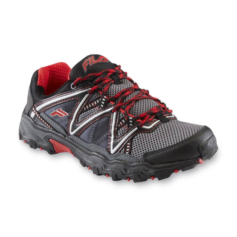 Fila Men's Vitality V Gray/Red/Black Trail Shoe