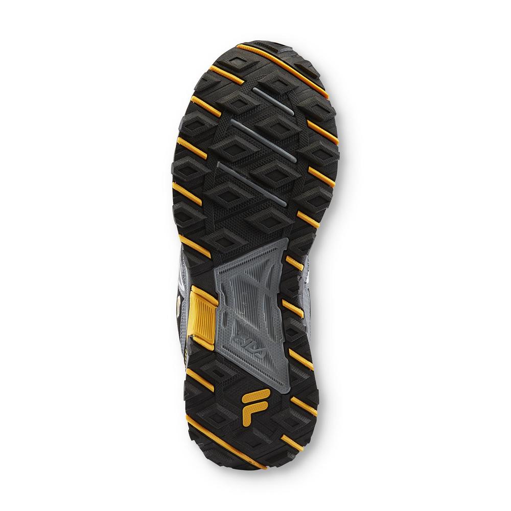 Fila Men's Vitality V Black/Gray/Yellow Trail Shoe