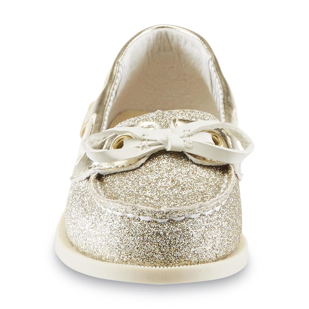 OshKosh Toddler Girl's Georgie 2 Gold/Glitter Boat Shoe