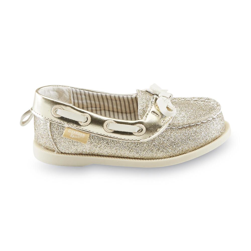 OshKosh Toddler Girl's Georgie 2 Gold/Glitter Boat Shoe