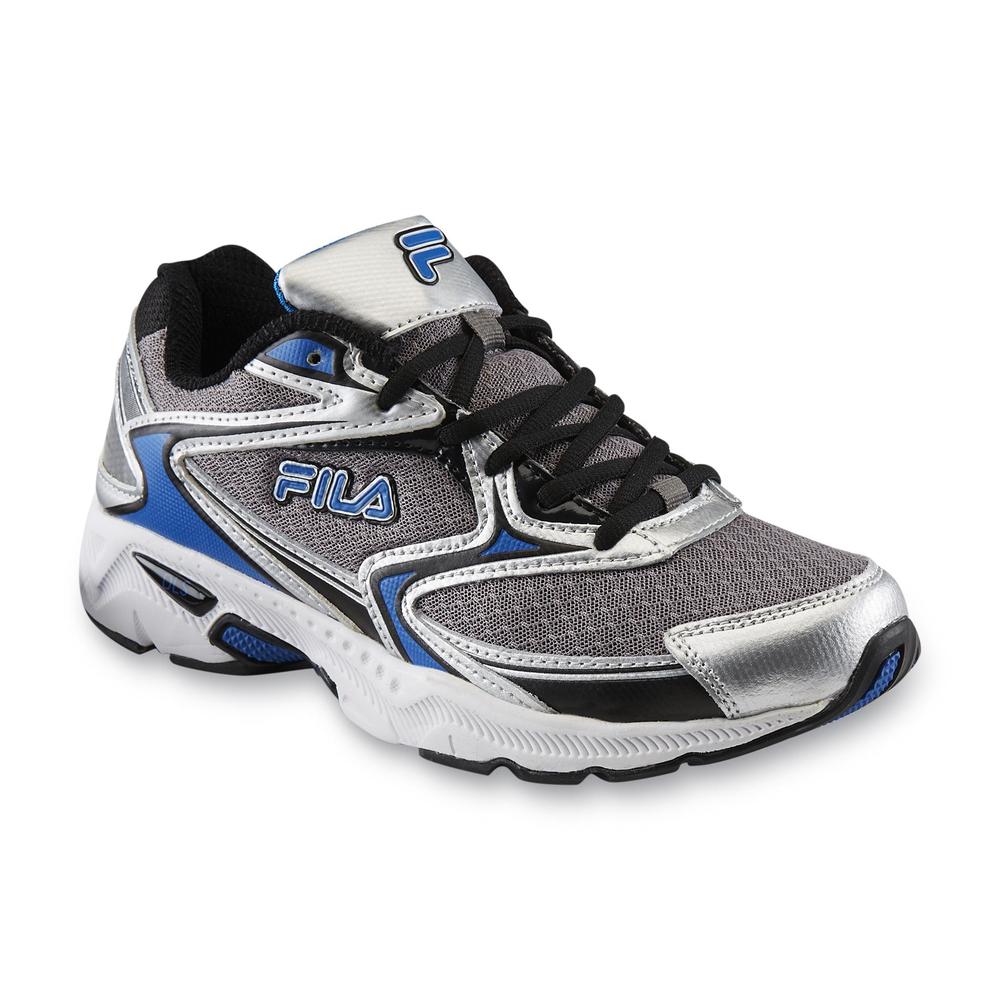 Fila Men's Xtent Gray/Silver/Blue/Black Running Shoe