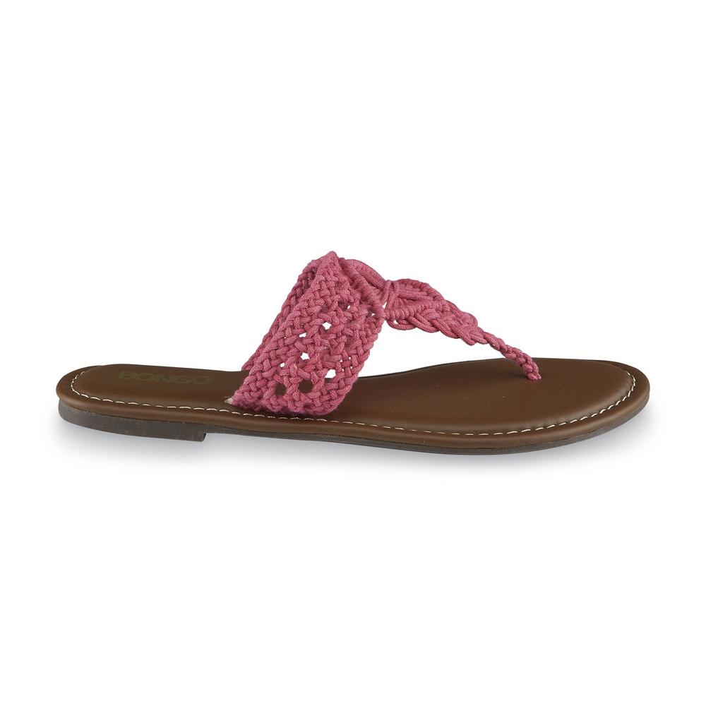 Bongo Women's Marsh Pink T-Strap Sandal