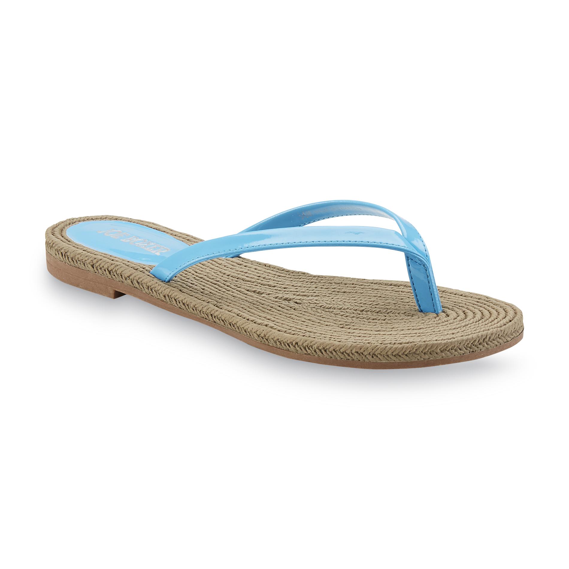 Joe Boxer Women's Zaliki Turquoise Flip-Flop Sandal