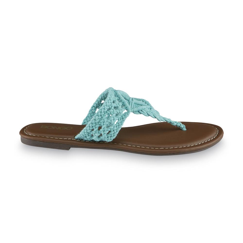 Bongo Women's Marsh Turquoise  T-Strap Sandal
