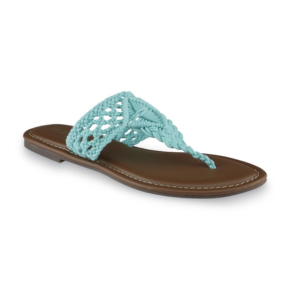 Bongo Women's Marsh Turquoise  T-Strap Sandal