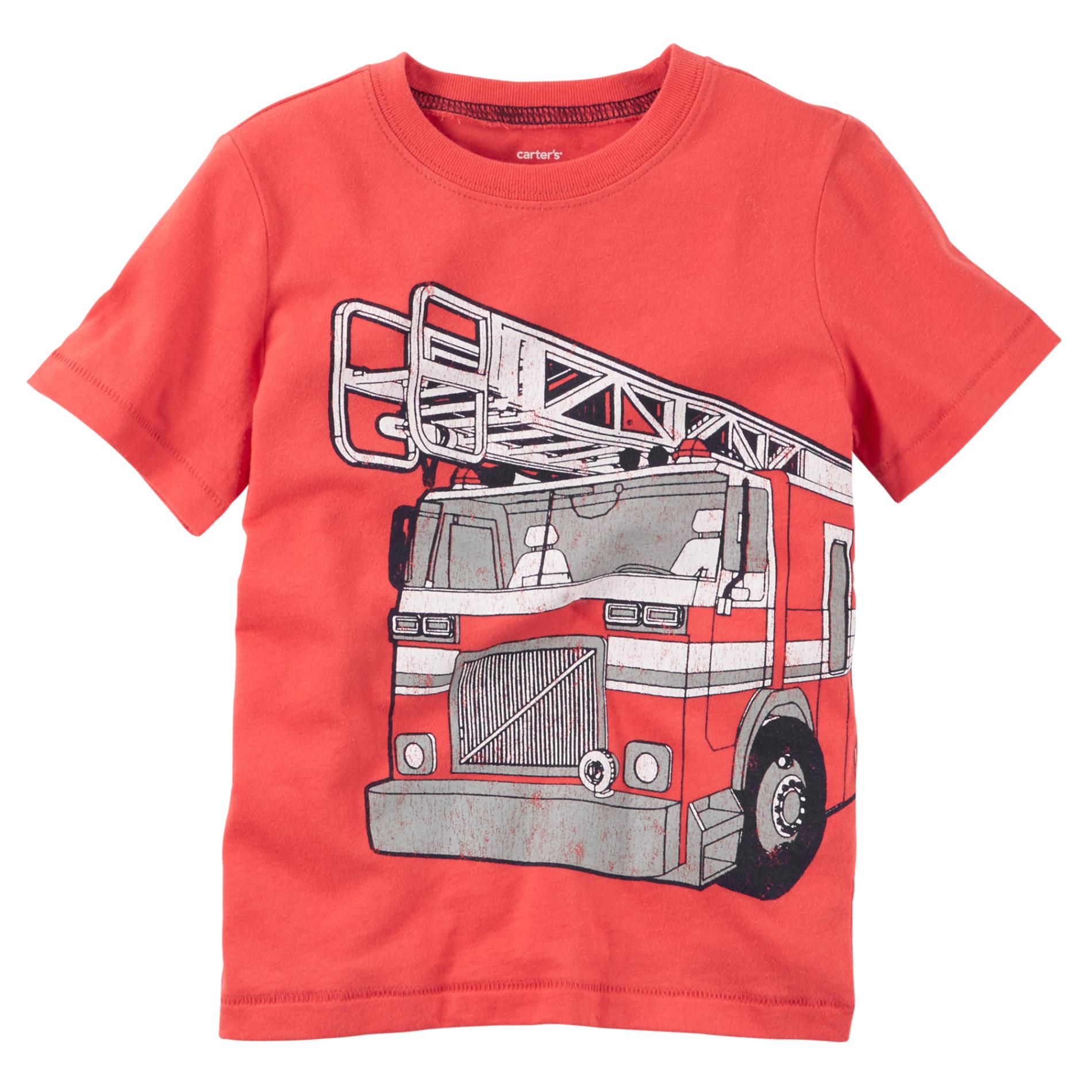 Carter's Toddler Boy's Graphic T-Shirt  - Firetruck
