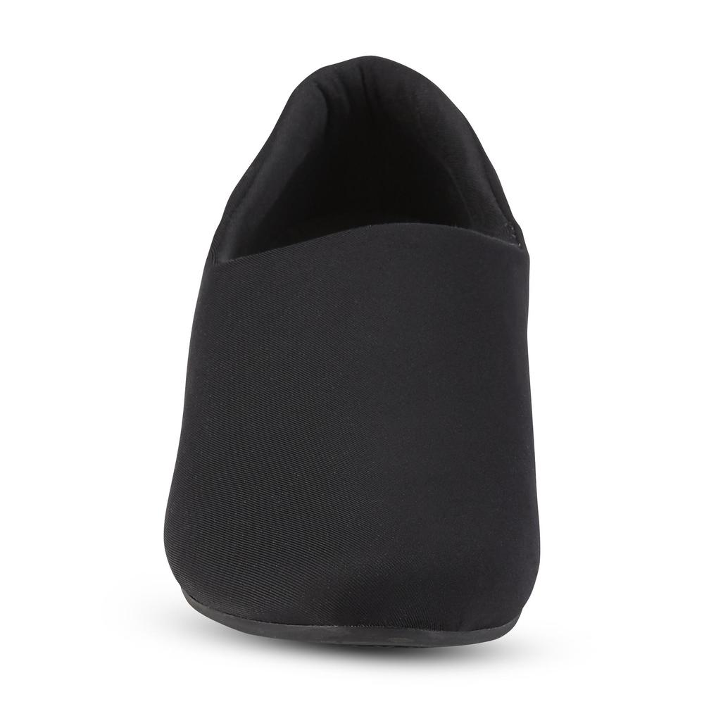 Usaflex Women's Luna Fabric Diabetic Comfort Casual Loafer - Black