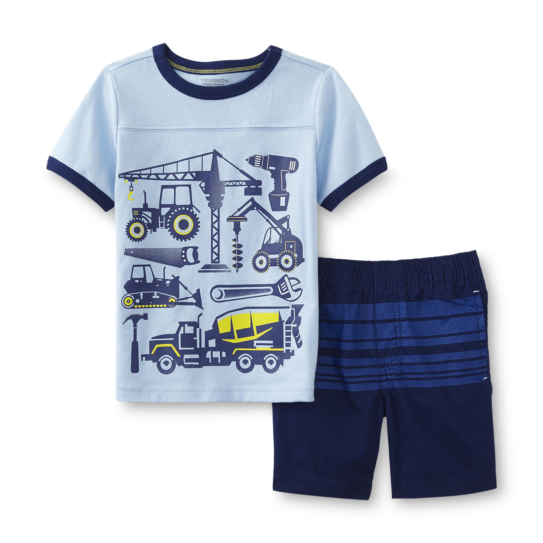 Toughskins Infant & Toddler Boy's Graphic T-Shirt & Shorts - Construction