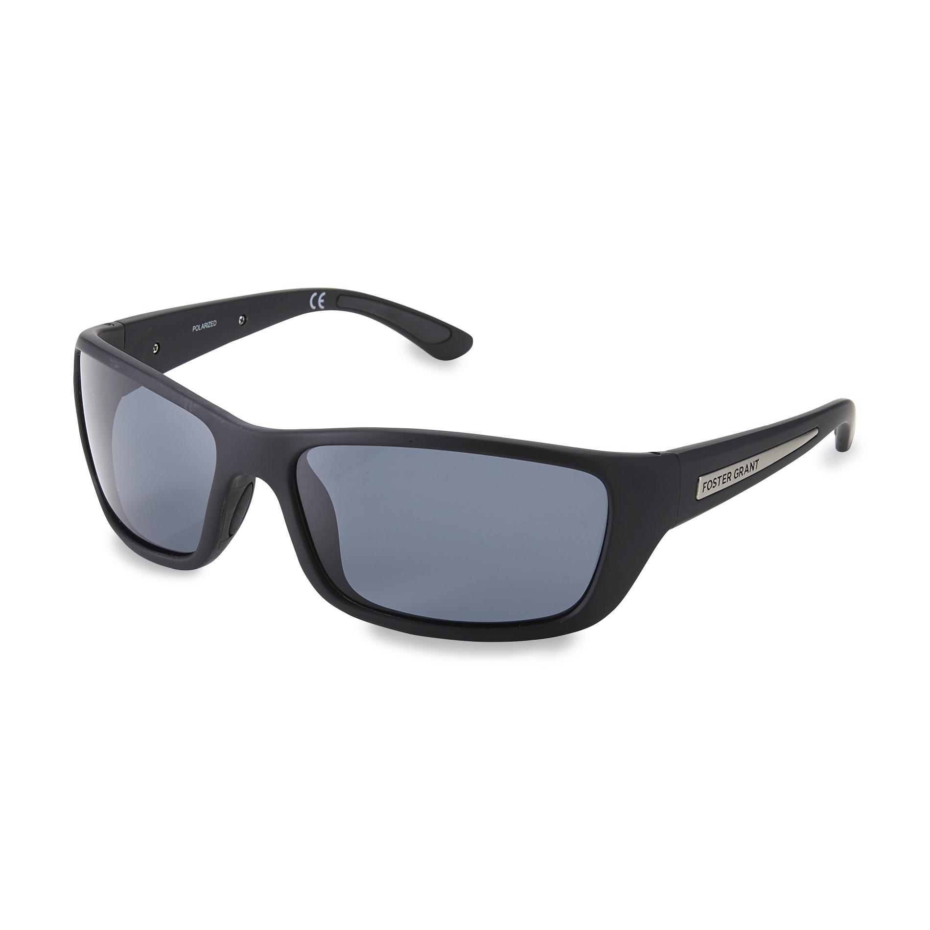 Foster Grant Men's Rectangular Polarized Sunglasses