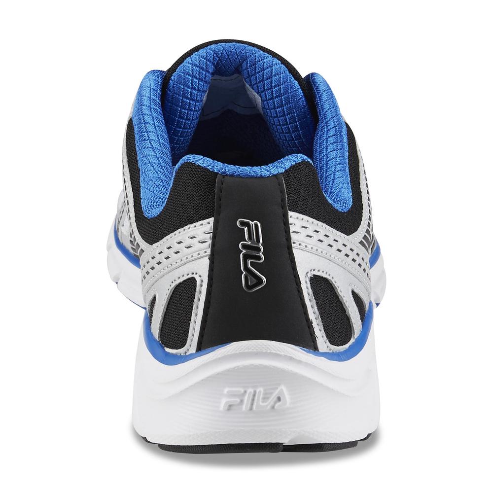 Fila Men's Memory Passage White/Silver/Blue Running Shoe