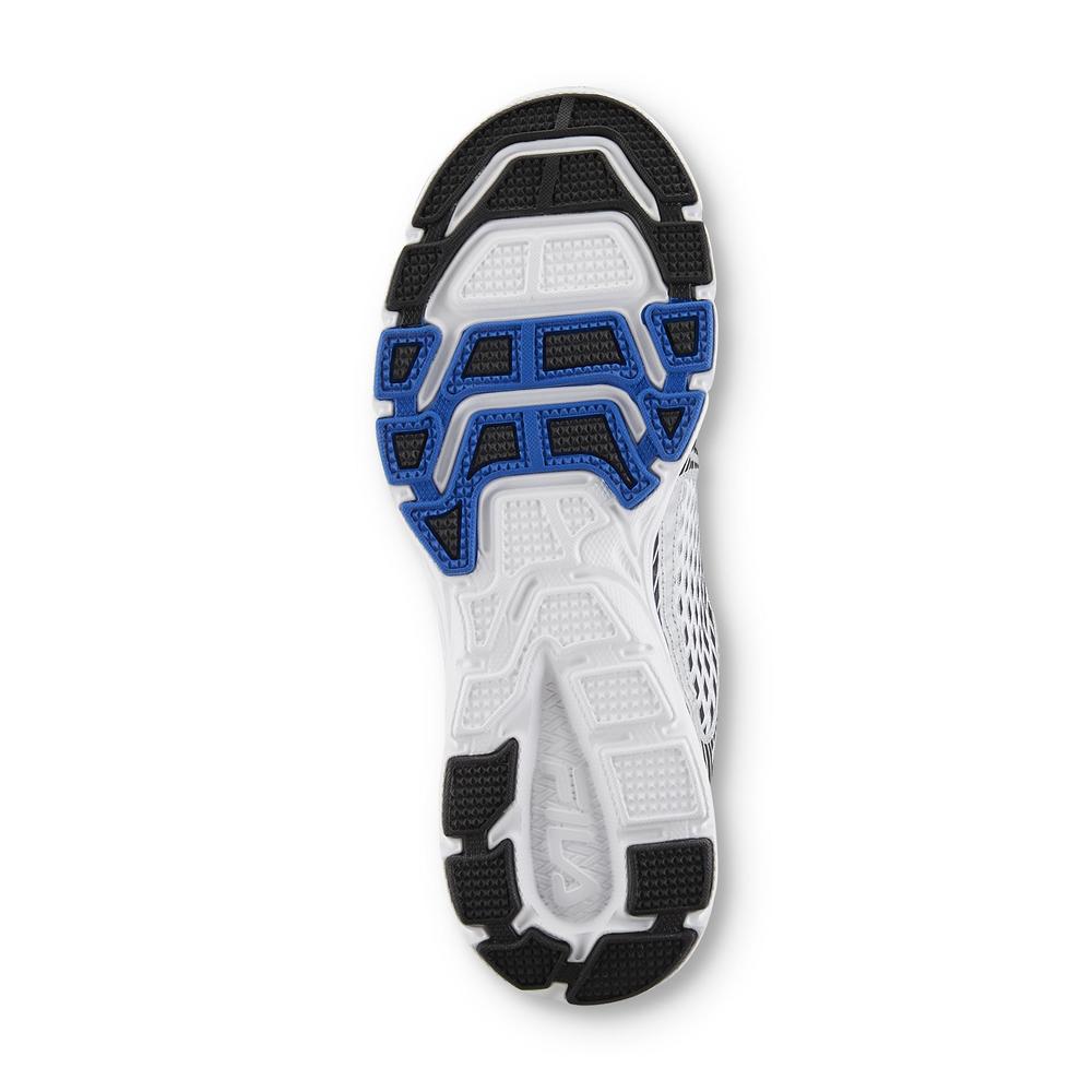Fila Men's Memory Passage White/Silver/Blue Running Shoe