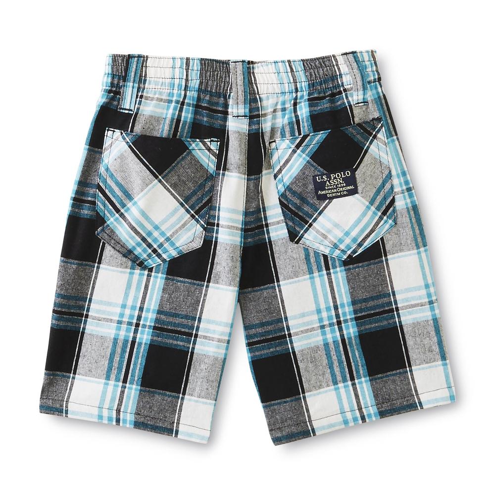 U.S. Polo Assn. Infant & Toddler Boy's Polo Shirt & Shorts - Plaid