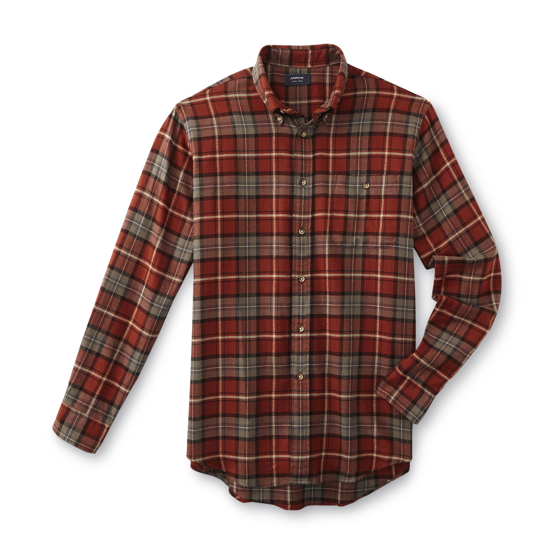 Arrow Men's Flannel Shirt - Plaid