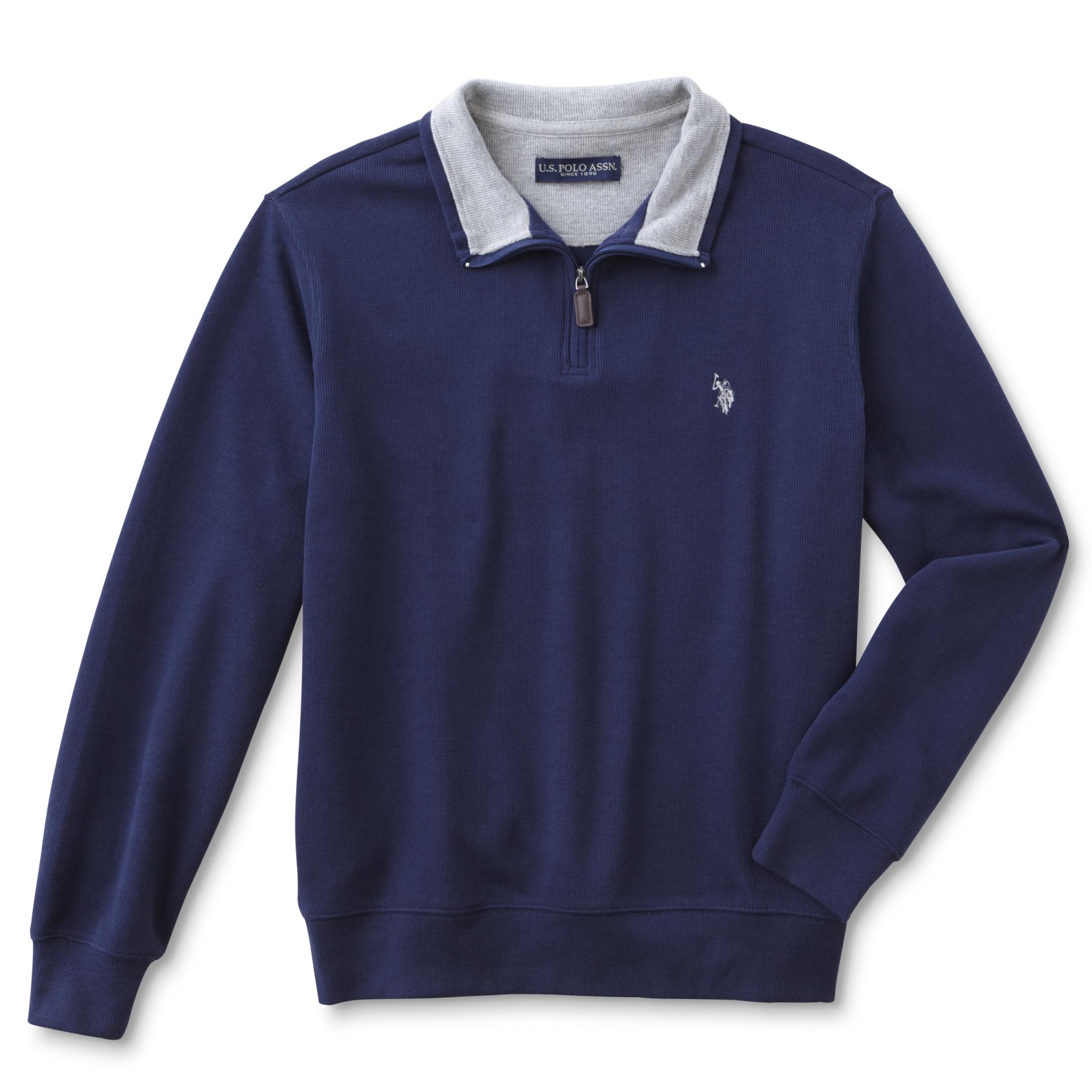 U.S. Polo Assn. Men's QuarterZip Sweater