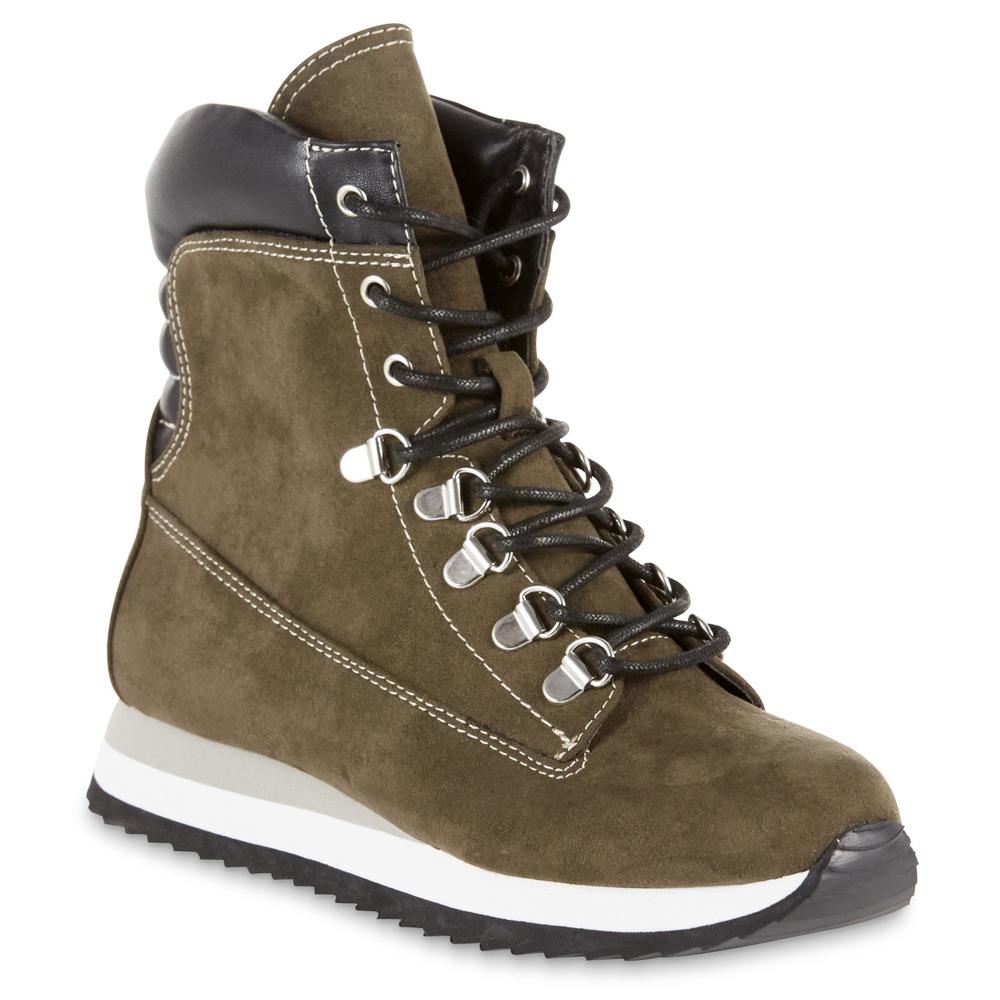 Joe Boxer Women's Chief Green Ankle Boot