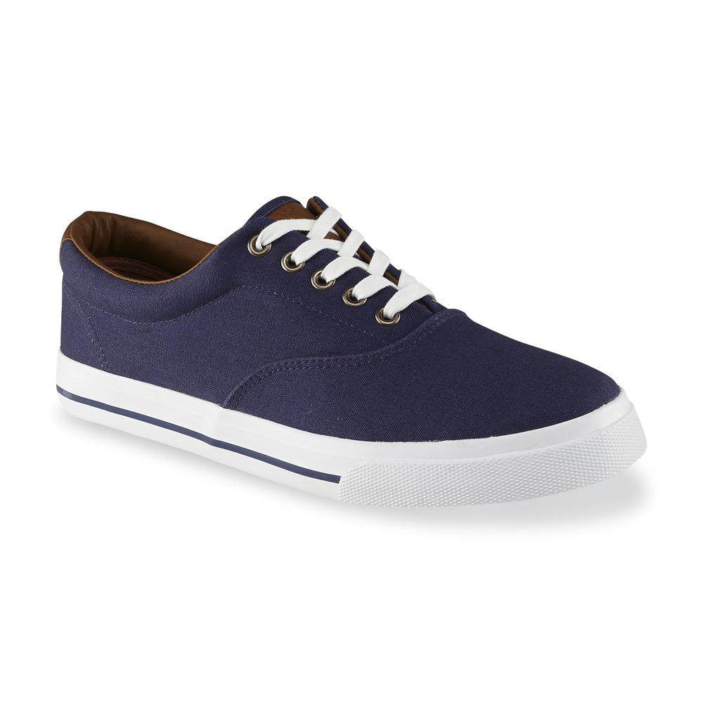 Thom McAn Men's Montrose Canvas Casual Oxford - Navy