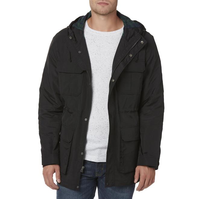 Simply Styled Men's Hooded Raincoat