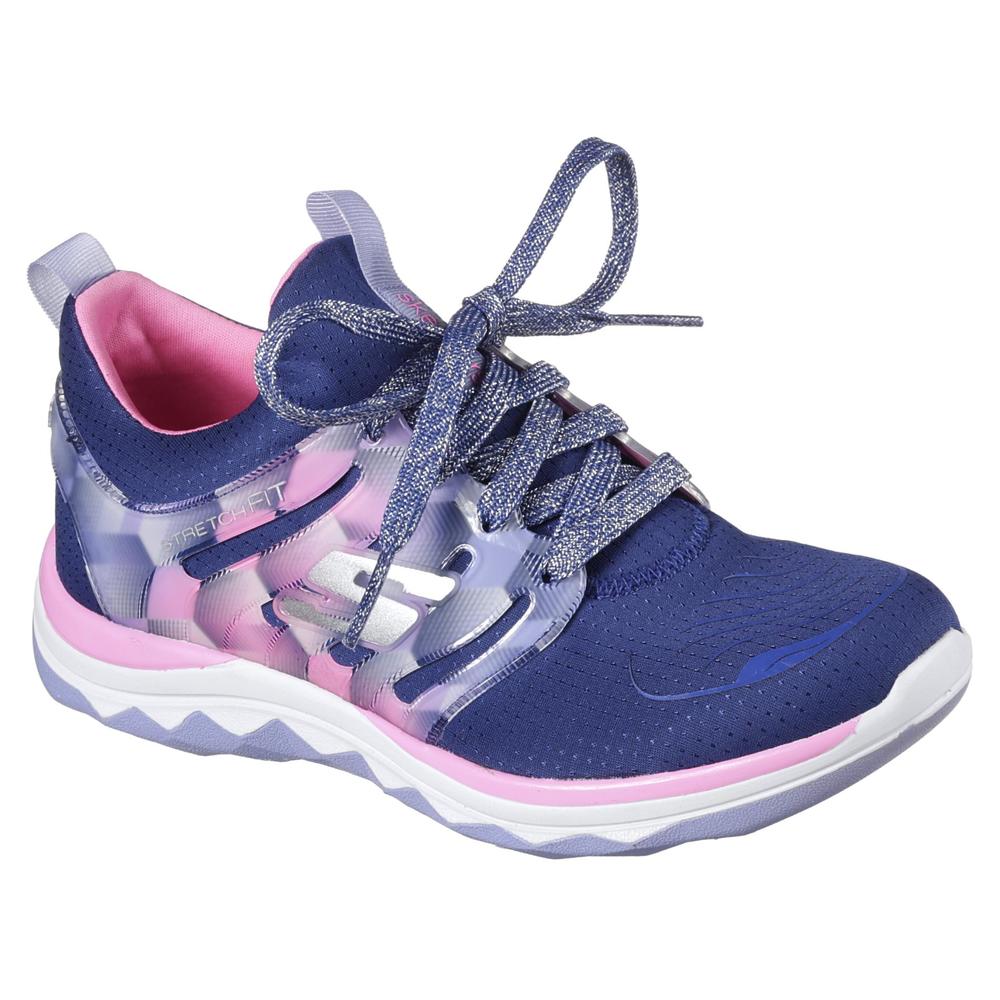 Skechers Girls' Diamond Runner Blue Athletic Shoe