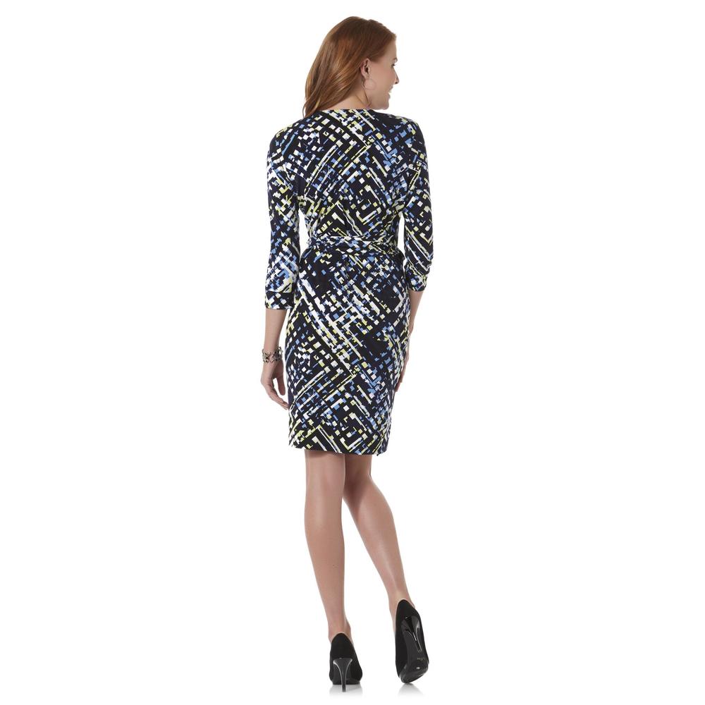 Covington Women's Wrap Dress - Abstract