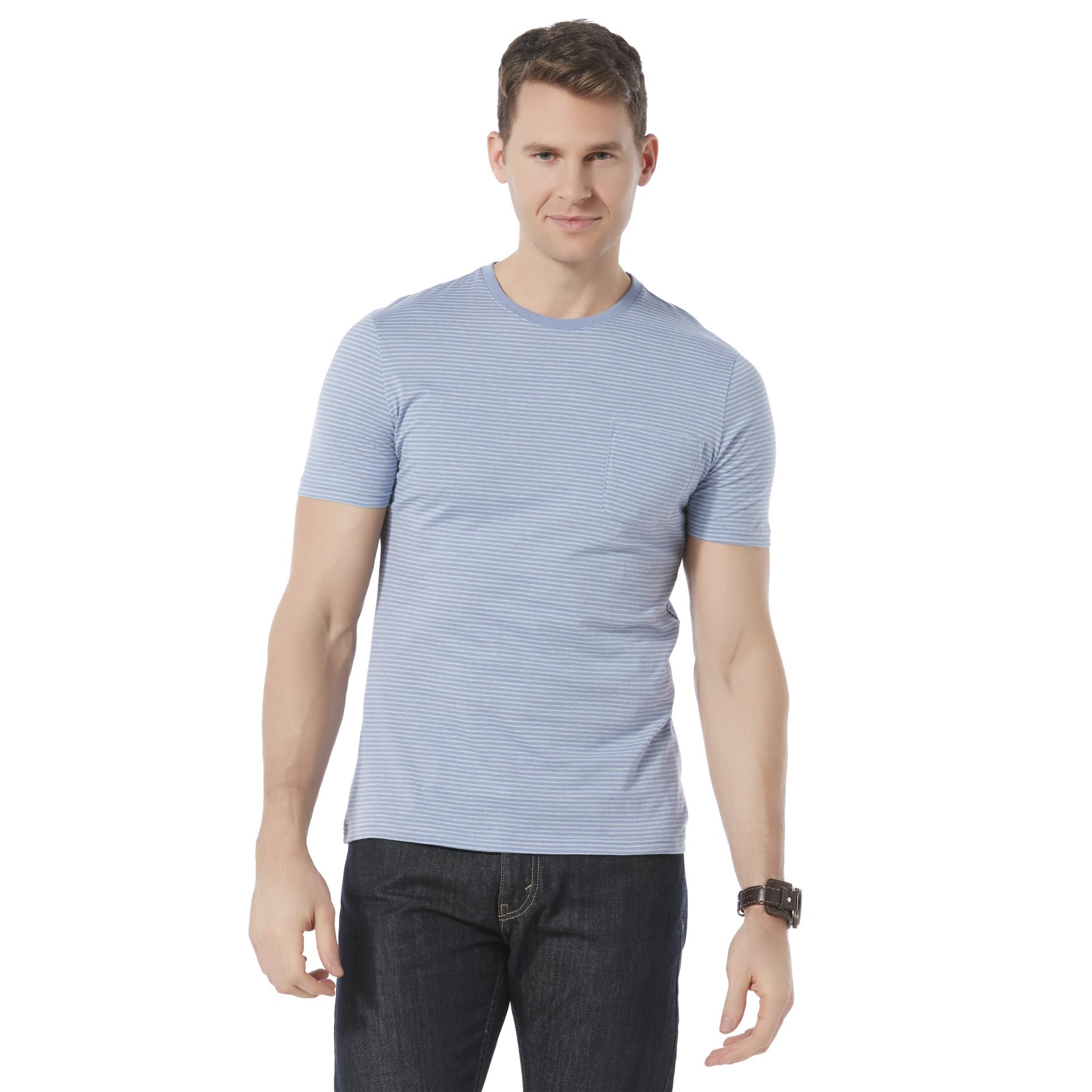 Structure Men's Pocket T-Shirt - Striped