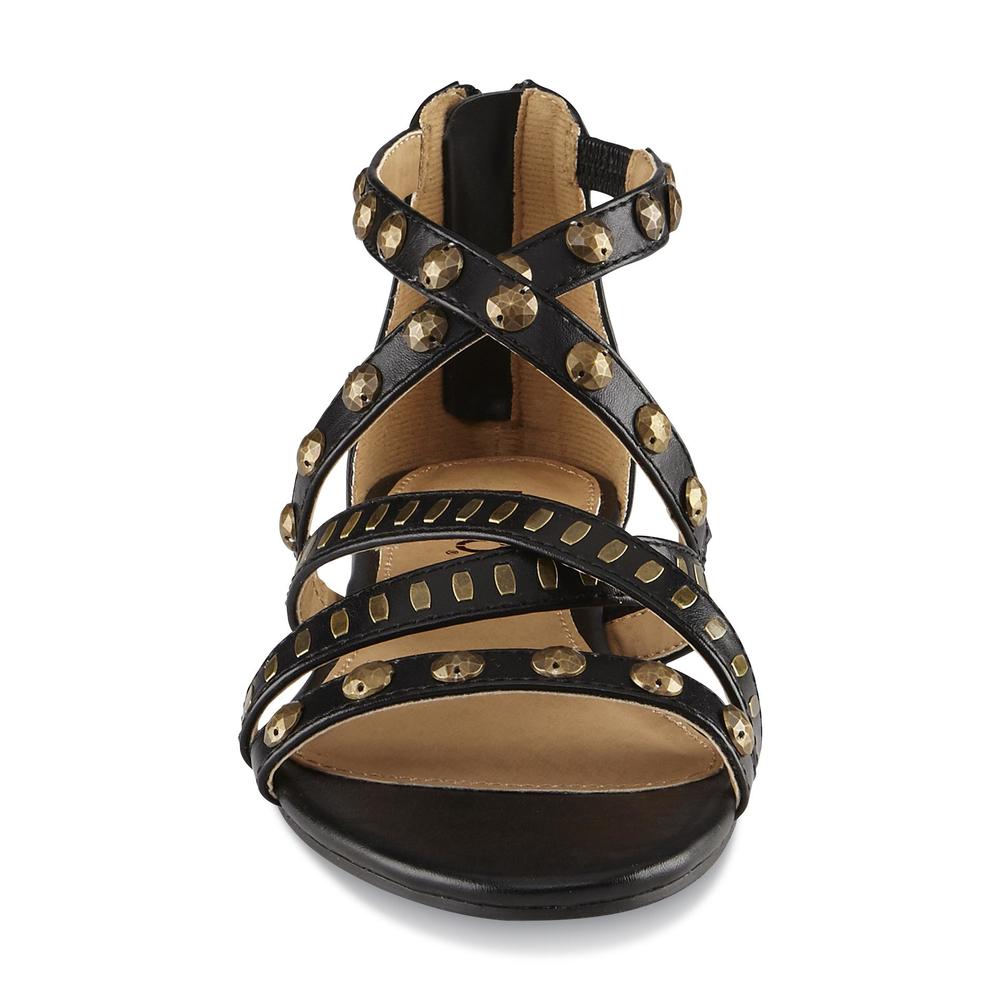 Bongo Women's Tara Black Gladiator Sandal