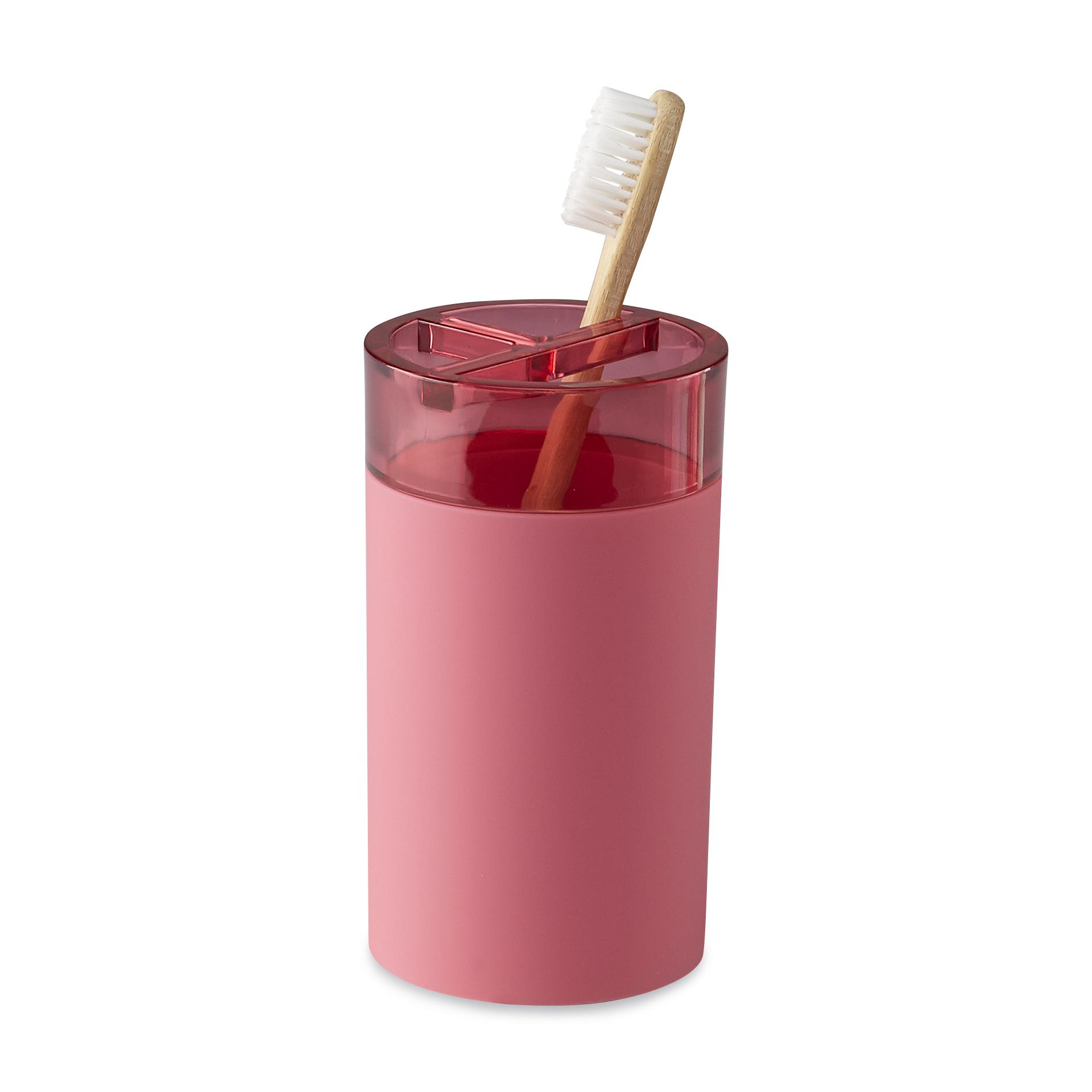 Essential Home Flora Hot Pink Toothbrush Holder Shop Your Way Online