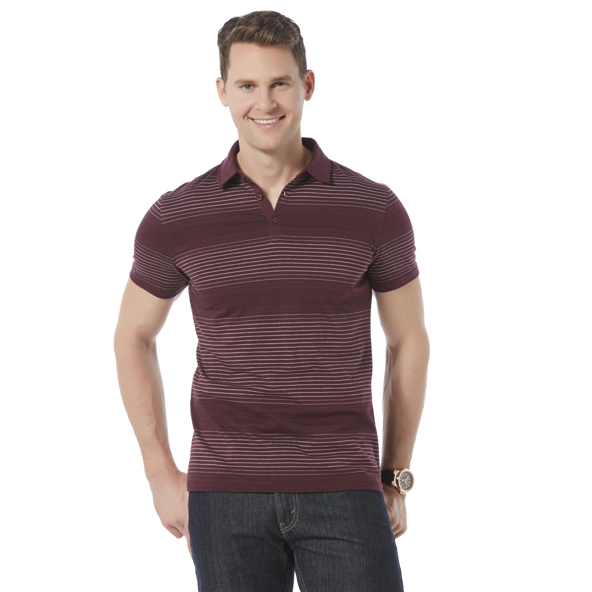 Structure Men's Engineer Polo Shirt - Striped