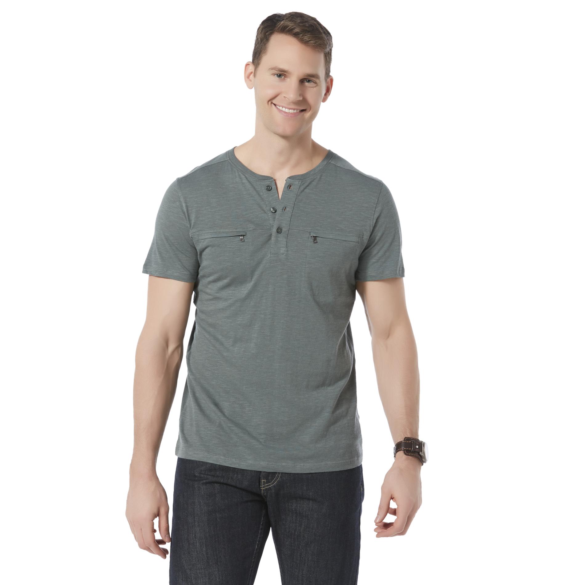 Structure Men's Slim Fit Zipper T-Shirt