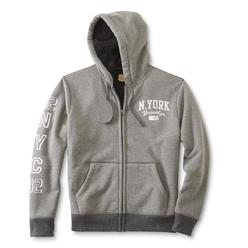 Roebuck & Co. Young Men's Fleece Graphic Hoodie Jacket