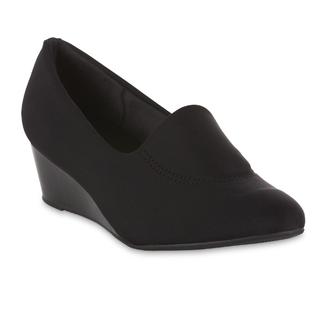 Usaflex Women S Dina Diabetic Comfort Wedge Heel Black