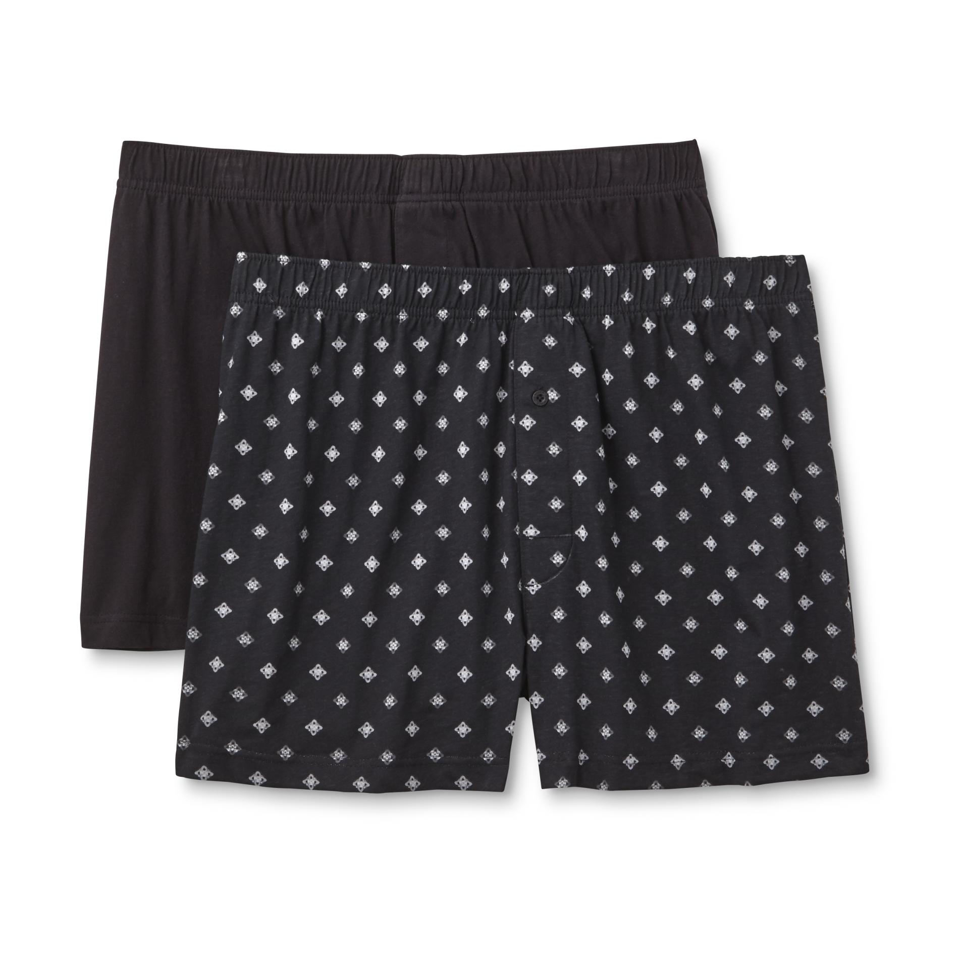 Joe Boxer Men's 2Pack Micro Knit Boxer Shorts Foulard Shop Your