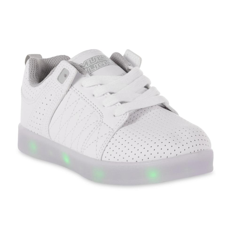 Multilights Boys' Lights Light-Up Sneaker - White