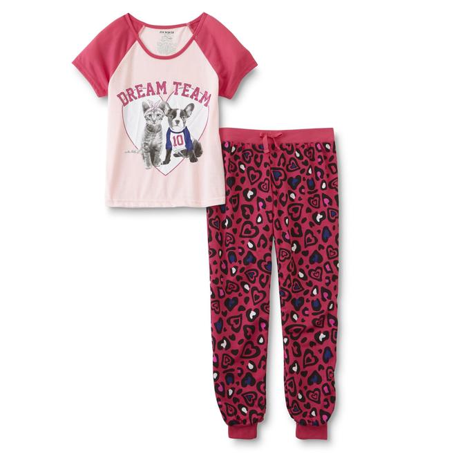 Joe Boxer Girls' Pajama Top & Pants Dream Team