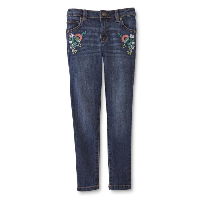 Toughskins Girls' Embroidered Jeans