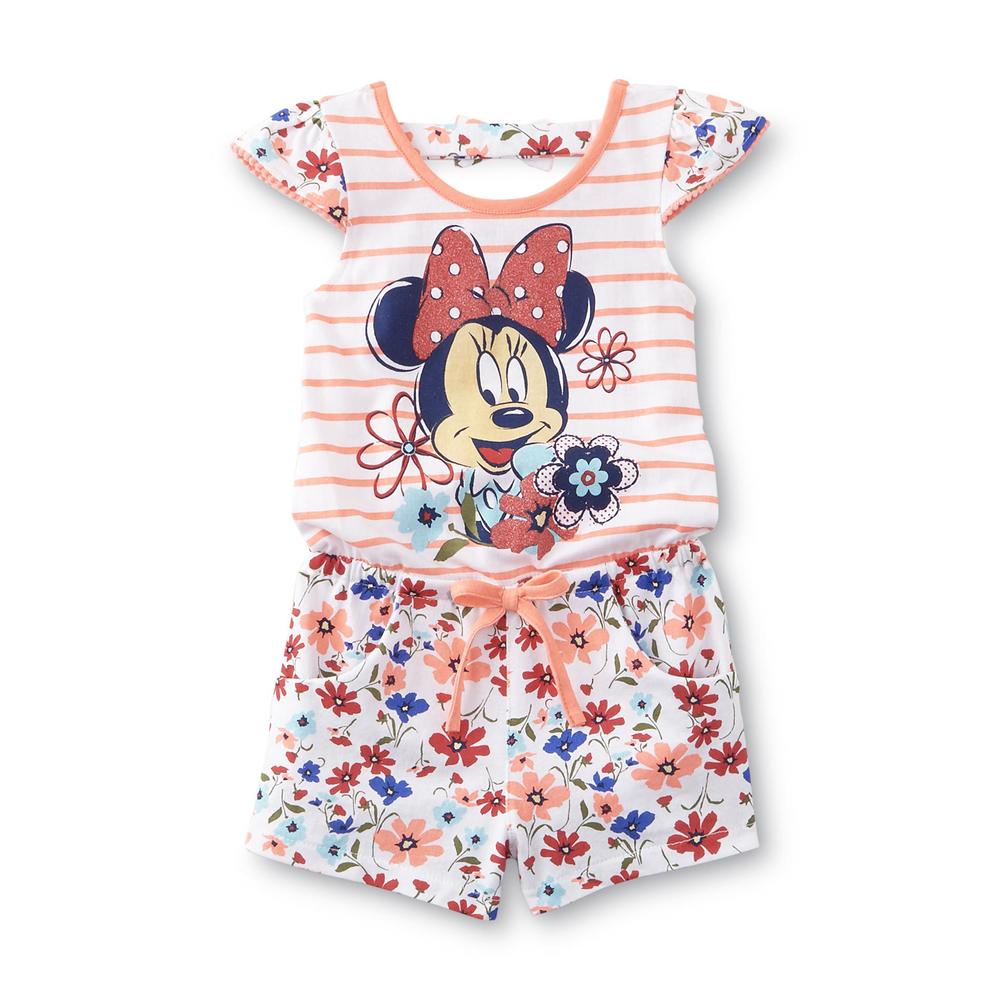 Disney Minnie Mouse Infant & Toddler Girl's Graphic Romper
