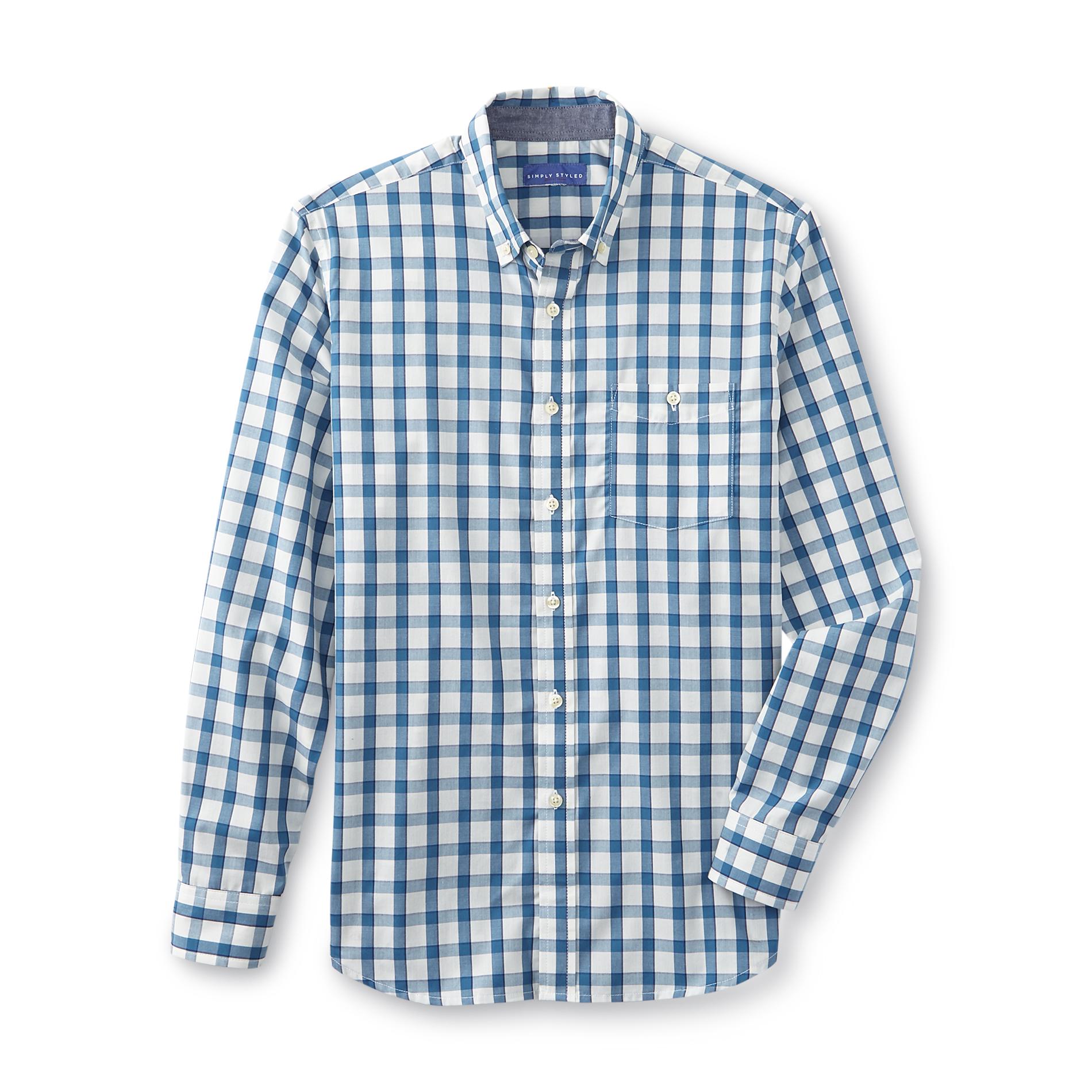 Simply Styled Men's Woven Shirt - Plaid