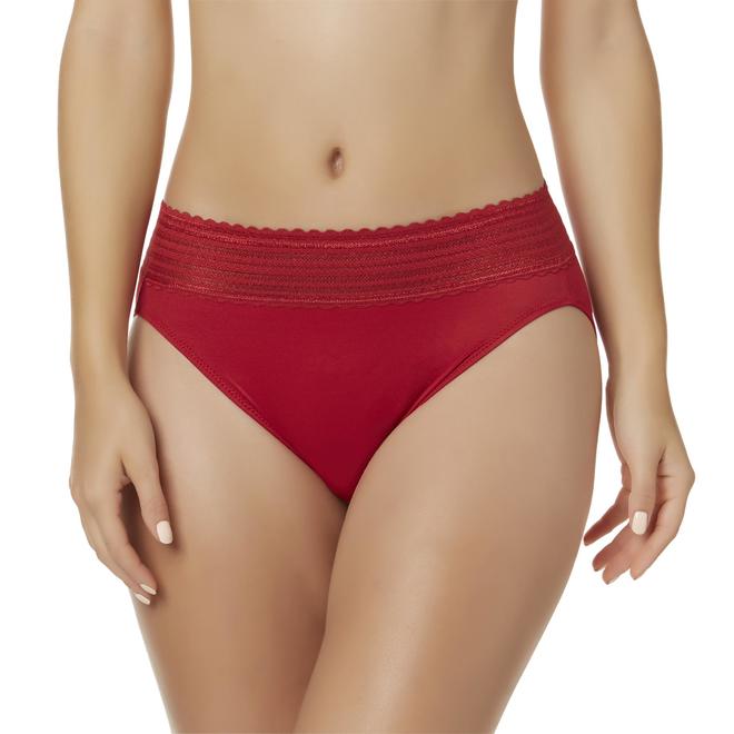 Warners Women's Lace HiCut Brief Panties 05109