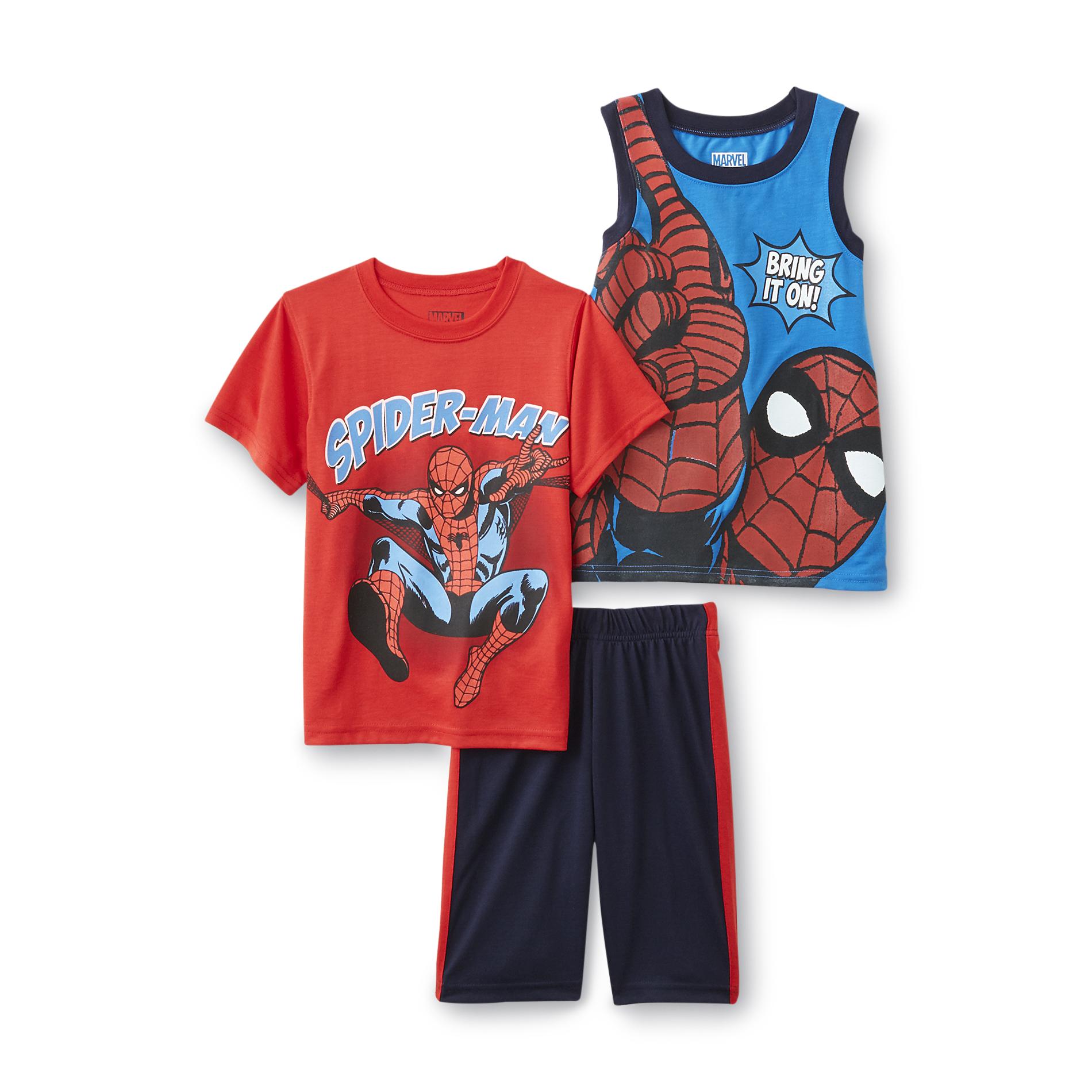 Marvel Spider-Man Boy's T-Shirt, Tank Top & Shorts